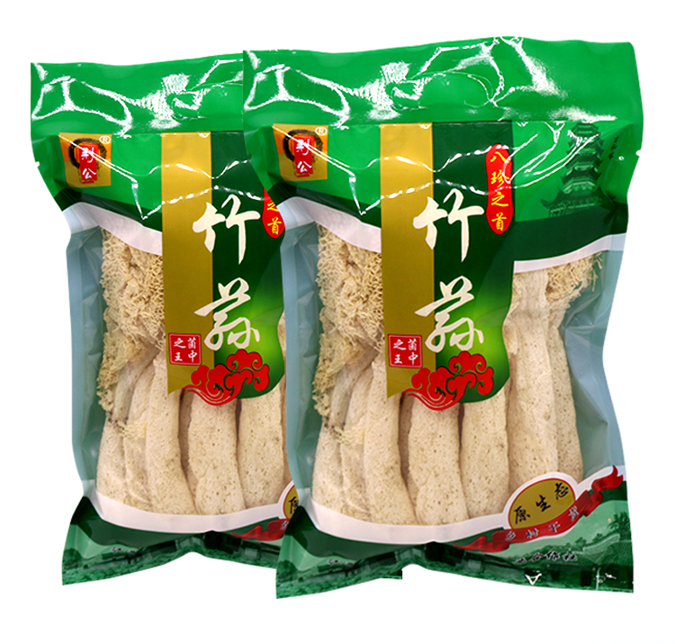 【半山园】竹荪干货竹笙100g农家新鲜特级天然肉厚野生无硫年货火锅